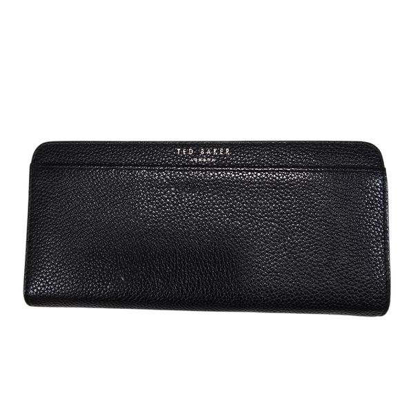 Ted Baker London Black 100% Bovine Leather Wallet Neutral - Picture 1 of 11